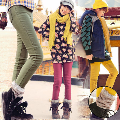 冬日時尚必備 韓版顯瘦加絨彈力翻毛卷邊修身小腳褲，打造溫暖與氣質(zhì)并存的女神范